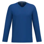 T-shirt col V manches longues homme