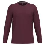 T-shirt col rond manches longues homme