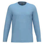 T-shirt col rond manches longues homme