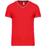 T-shirt maille piquée col V homme