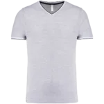 T-shirt maille piquée col V homme