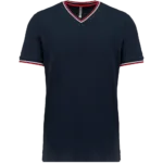 T-shirt maille piquée col V homme