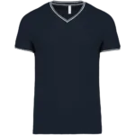 T-shirt maille piquée col V homme