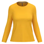 T-shirt col rond manches longues femme