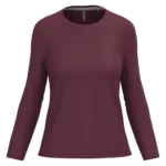 T-shirt col rond manches longues femme