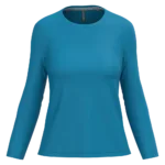 T-shirt col rond manches longues femme