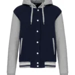 Blouson Teddy à capuche unisexe