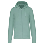 Sweat-shirt écoresponsable zippé à capuche homme