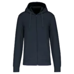 Sweat-shirt écoresponsable zippé à capuche homme