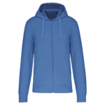 Sweat-shirt écoresponsable zippé à capuche homme