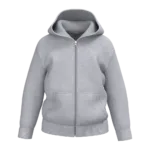 Sweat-shirt recyclé zippé à capuche enfant