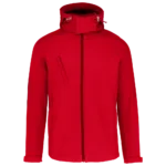 Veste softshell à capuche amovible homme