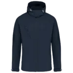 Veste softshell à capuche amovible homme
