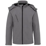 Veste softshell à capuche amovible homme