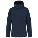 Veste softshell à capuche amovible femme