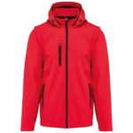 Veste Softshell 3 couches à capuche avec manches amovibles unisexe