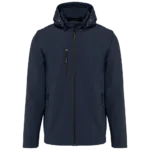 Veste Softshell 3 couches à capuche avec manches amovibles unisexe