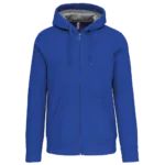 Sweat-shirt zippé capuche unisexe