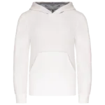 Sweat-shirt capuche contrastée enfant
