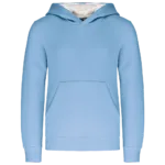 Sweat-shirt capuche contrastée enfant
