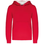 Sweat-shirt capuche contrastée enfant