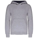 Sweat-shirt capuche contrastée enfant