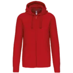 Sweat-shirt zippé capuche homme