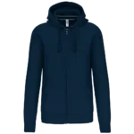 Sweat-shirt zippé capuche homme