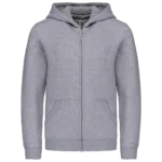 Sweat-shirt capuche zippé enfant