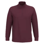 Sweat-shirt col zippé homme