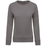 Sweat-shirt Bio col rond manches raglan femme