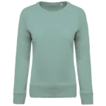 Sweat-shirt Bio col rond manches raglan femme