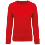 Sweat-shirt Bio col rond manches raglan femme