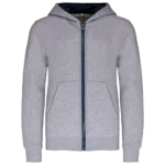 Sweat-shirt zippé capuche enfant