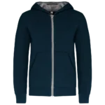 Sweat-shirt zippé capuche enfant