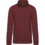 Sweat-shirt col zippé homme
