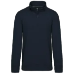 Sweat-shirt col zippé homme