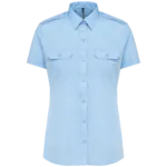 Chemise pilote manches courtes femme