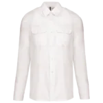 Chemise pilote manches longues homme