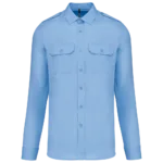 Chemise pilote manches longues homme