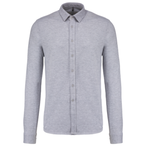 Chemise maille piquée manches longues