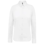 Chemise popeline manches longues femme