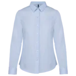 Chemise popeline manches longues femme