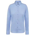 Chemise popeline manches longues femme