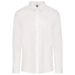 Chemise popeline manches longues homme