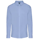 Chemise popeline manches longues homme