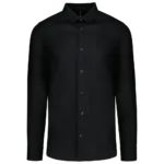 Chemise popeline manches longues homme