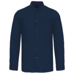Chemise col mao manches longues