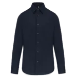 Chemise coton / élasthanne manches longues homme