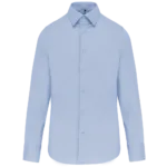 Chemise coton / élasthanne manches longues homme